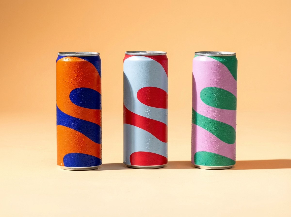 Latas coloridas